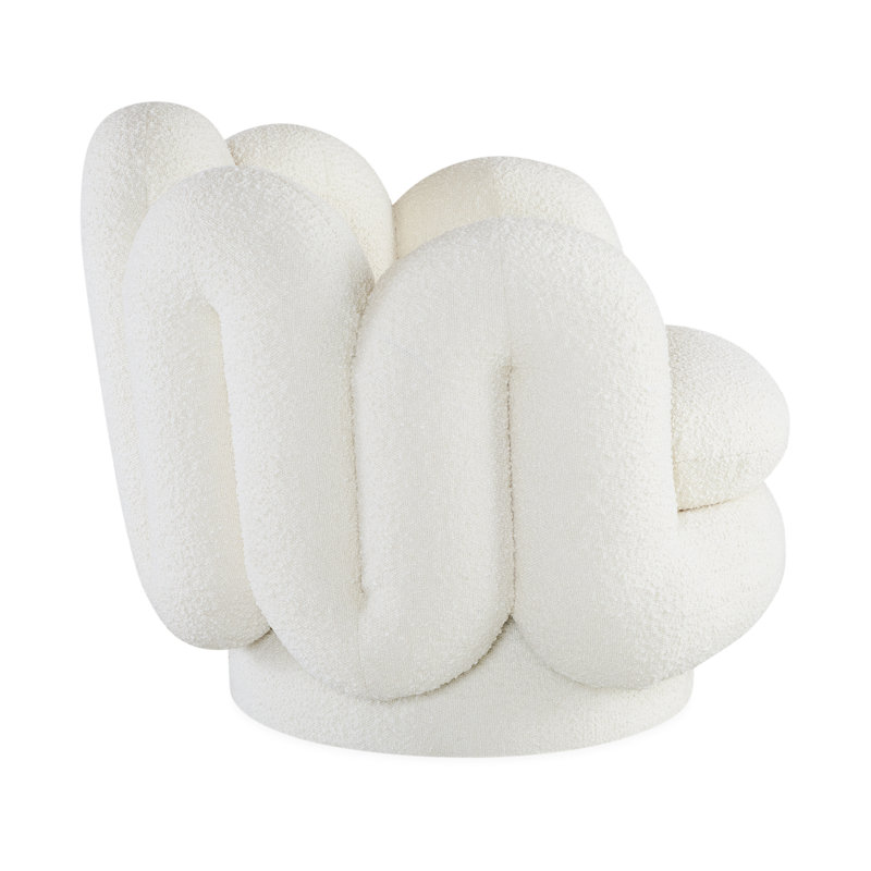 Serpentine Swivel Barrel Chair
