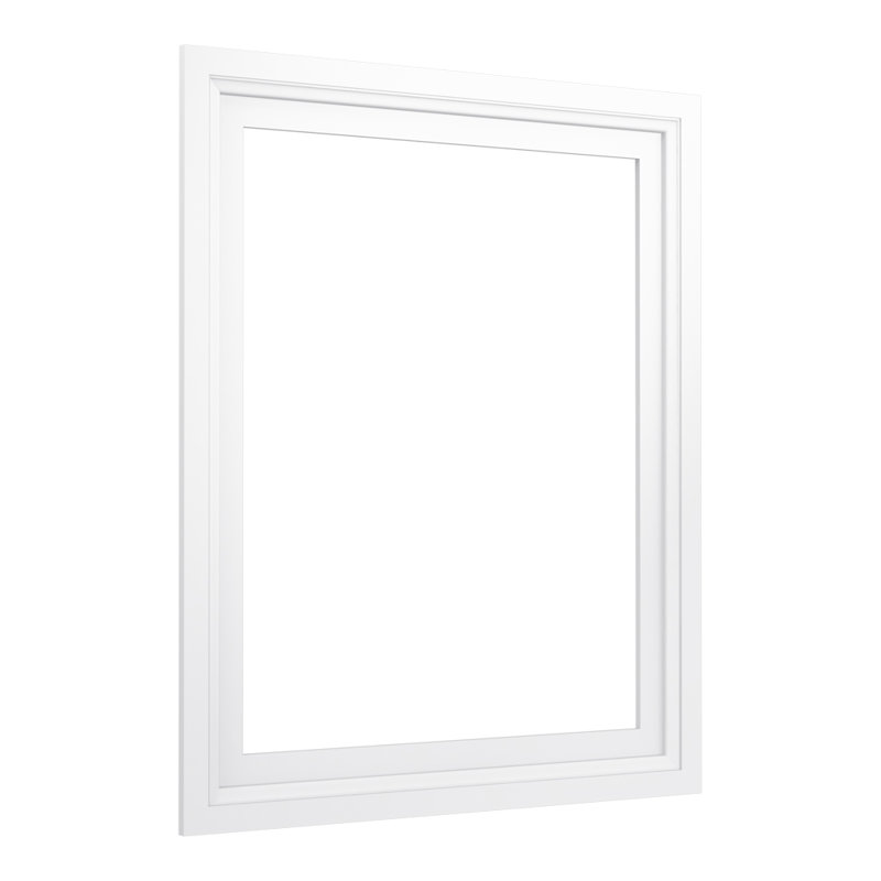 Damask® Medicine Cabinet Surround, 24" Wide, Linen White