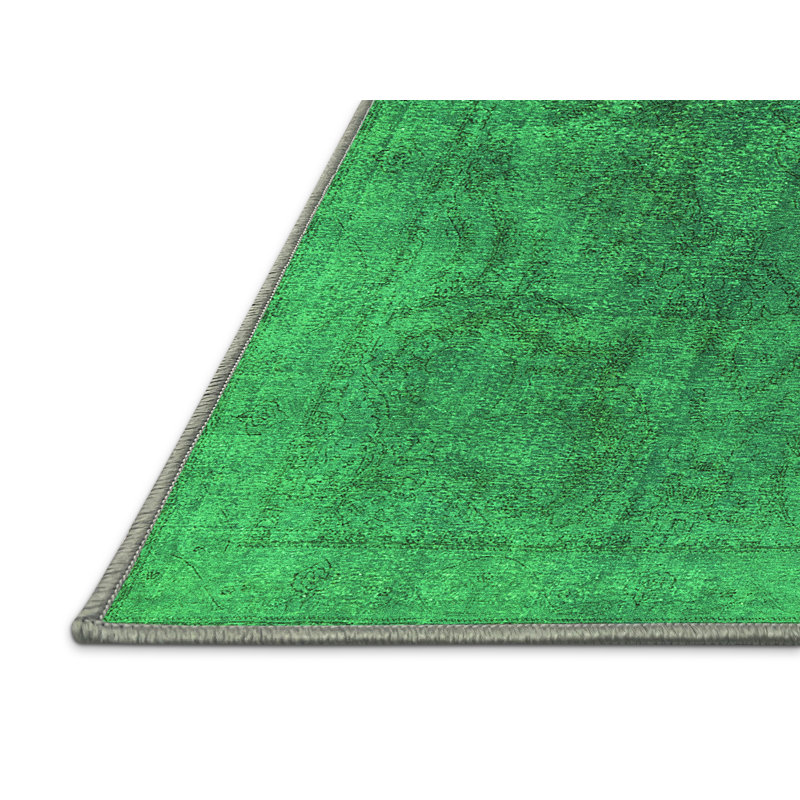 Estis Washable Oriental Indoor Rug, Rectangle 2' x 3'