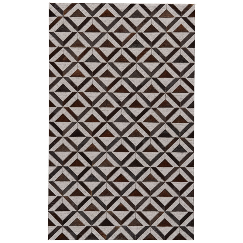 Grossi Geometric Indoor Rug, Rectangle 2' x 3'