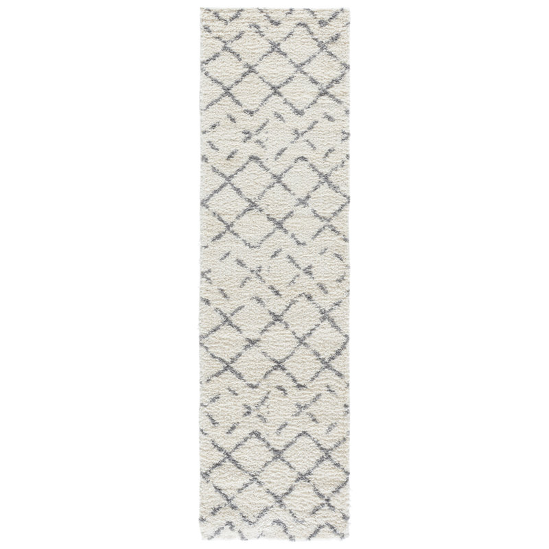 Tapis d'intérieur à poils longs Arizona, Tapis de couloir 2 pi 3 po x 8 pi
