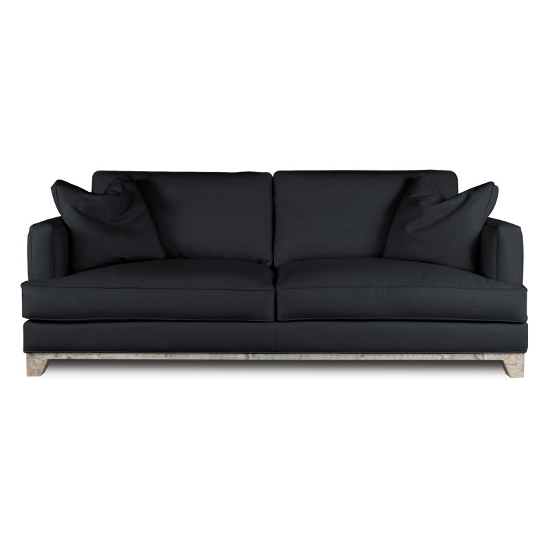 Lucia Leather Sofa, Espresso, Dark Cloud (Legends)