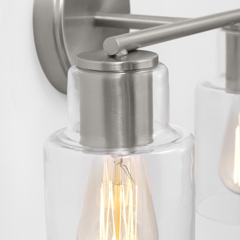 Sayward Vanity Light, Brushed Steel, 2