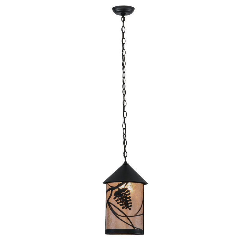 Rustic Lodge 1 - Light Pendant, Bold Black