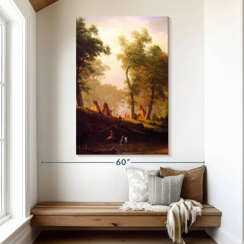 Lelar The Wolf River, 51" H x 34" W