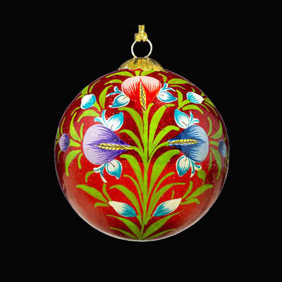 7.62cm Handmade Paper Plants & Flowers Bauble
