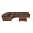 Aness Right Hand Facing Modular Sofa & Chaise with Ottoman-120392711