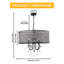 Luminaire suspendu minimaliste japonais de style campagne moderne (sans ampoule)