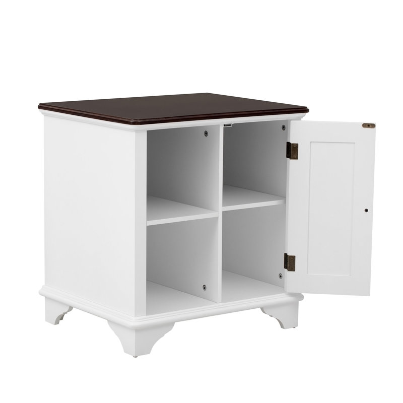 Table d'appoint U Can, Blanc