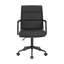 Chaise de bureau en similicuir avec base en acier Stephanie-1598280456