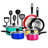 15 - Piece Non-Stick Aluminum Cookware Set