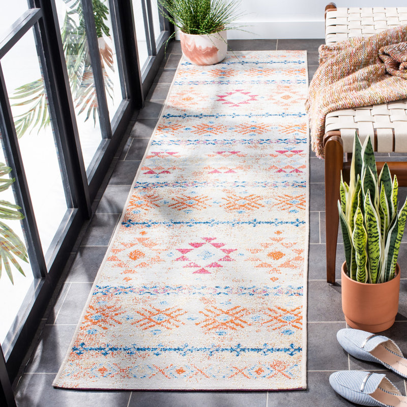 Rogan Performance Southwestern Indoor/Outdoor Area Rug, Runner 2' x 8'