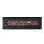Rectangular 50,000 Fireplace, Dark Grey Iron, Elegant Outdoor Element, No Assembly Addition,