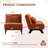29.3" W Upholstered Accent Chair with Included Pillow-1167495156