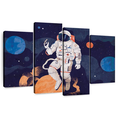 Oberle Astronaut With Planets
