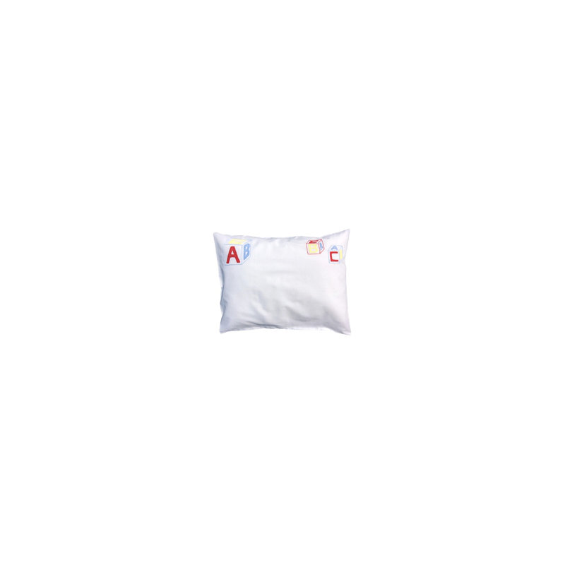 Coussin euro en coton blocks