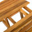 Ensemble de conversation d'extérieur en bois d'acacia avec coussins 3 pièces Kidd-125965608