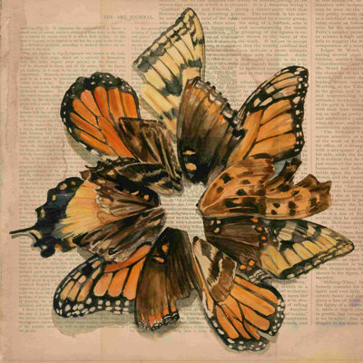 «Winged Wreath III» par Jennifer Paxton Parker - impression sur toile tendue
