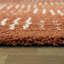 Tapis orange brûlé / blanc Baity-1458852114