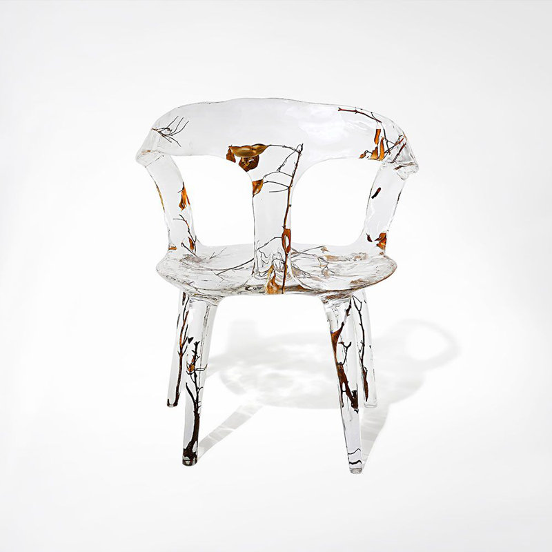 Branched Crystal Arm Chair
