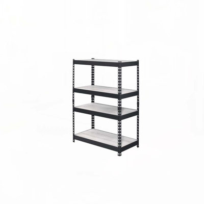 Decmus Natural & Black Finish Bookshelf