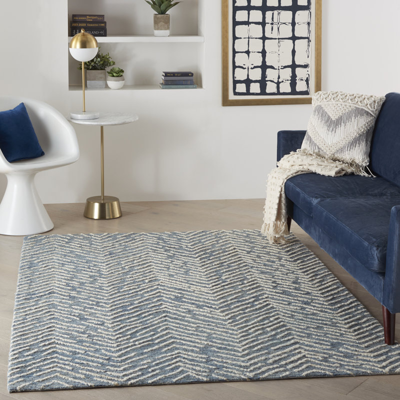 Jambi Chevron Hand Woven Area Rug, Rectangle 251 x 351cm 