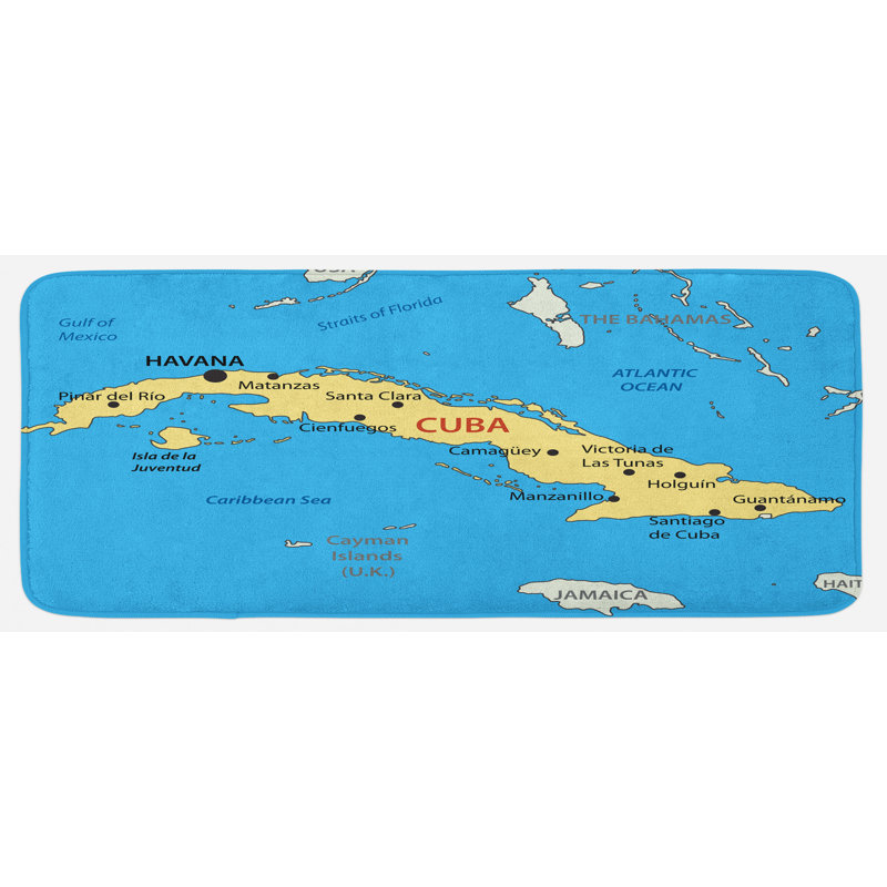 Tapis de cuisine wanderlust
