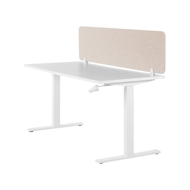 Wally Desk Dividers, Beige, 160cm x 40 cm