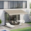 Auvent de terrasse à inclinaison manuelle-21993077-112025335