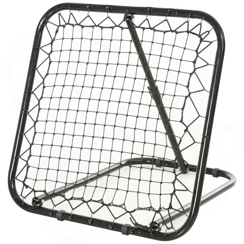 Filet de soccer portatif Soccer Rebondeur, 3 pi x 3 pi, réglable en angle, pliable, tube en métal robuste