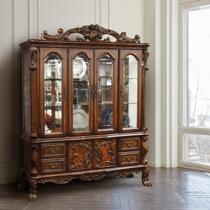 Buffet et huche en chêne cerise Ortega, Chêne cerise