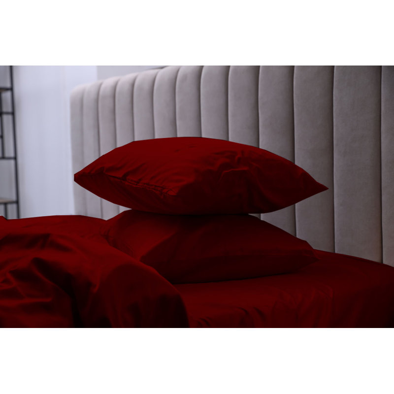  Ensemble de draps Luxury, Ensemble de draps pour très grand lit avec 2 taie, Doré
