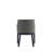 Gansevoort Modern Vegan Leather Upholstered Beech Wood Dining Arm Chair in Graphite-1884494486