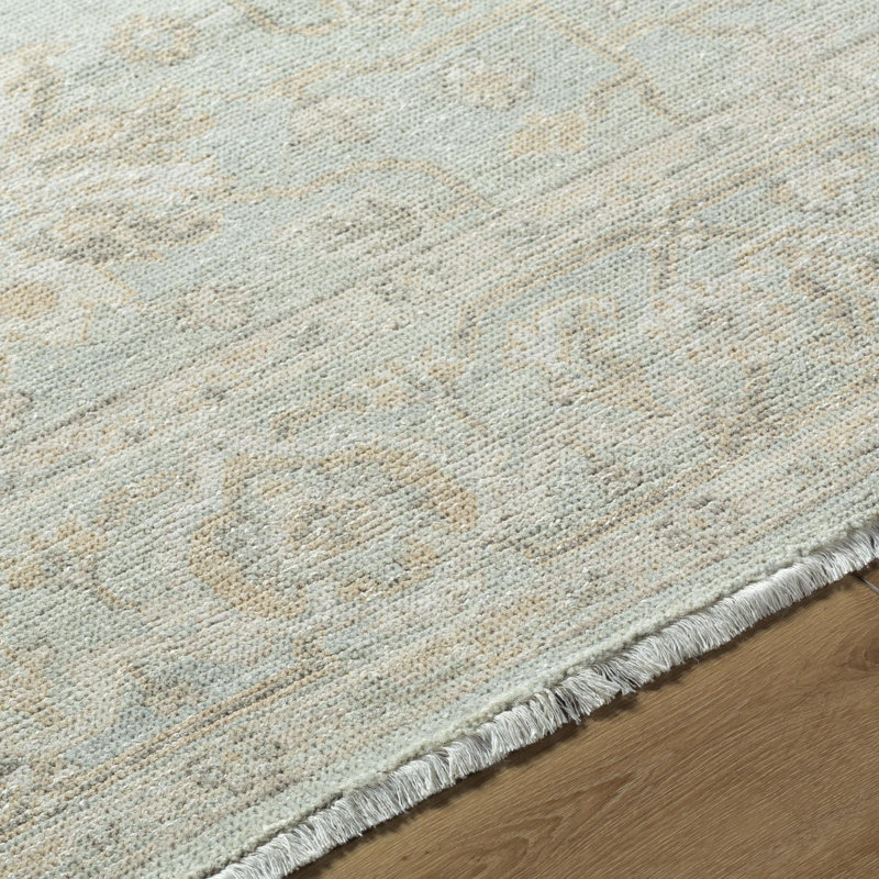 Rectangle Anelka Wool Area Rug, Rectangle 10' x 14'