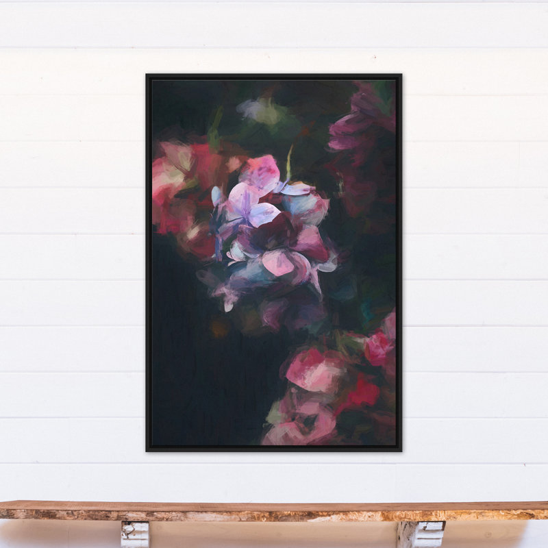 Fleurs foncées-reproduction d’art sur toile