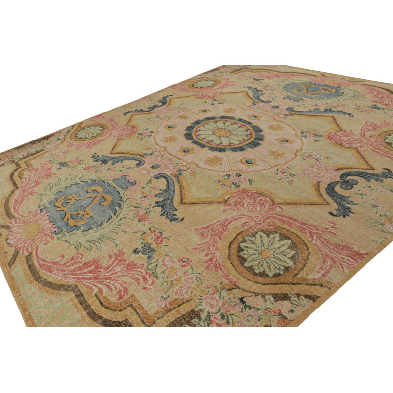 Hand Knotted Wool Area Rug