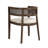 Chassidi Upholstered Solid Wood and Rattan Armchairs-1808980296