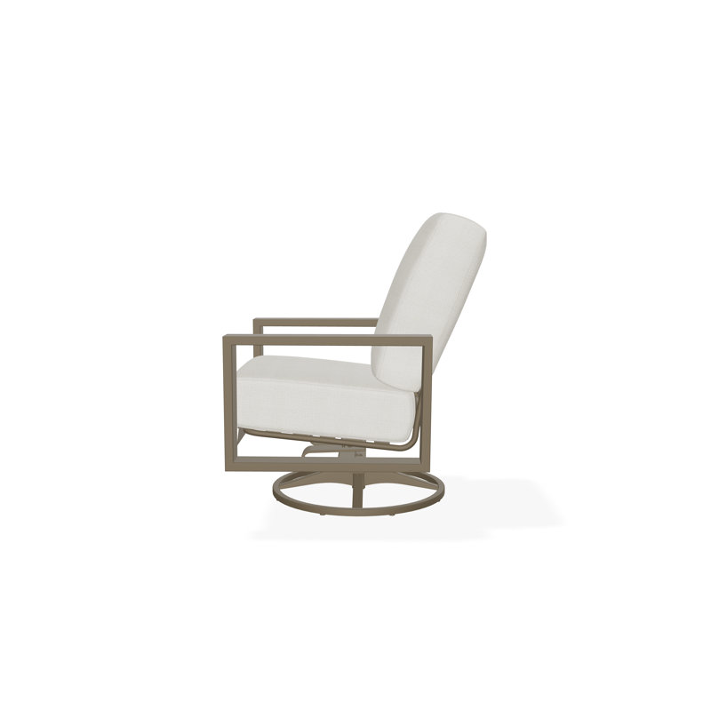 Larssen Outdoor Lounge Chair, Grasscloth Buff, Beachwood