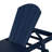 Vinnie 77.6" Long Outdoor All-Weather Poly Reclining Single Chaise-1257962956