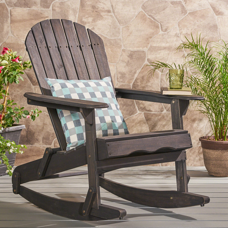Amyrion Wood Outdoor Lounge Chair