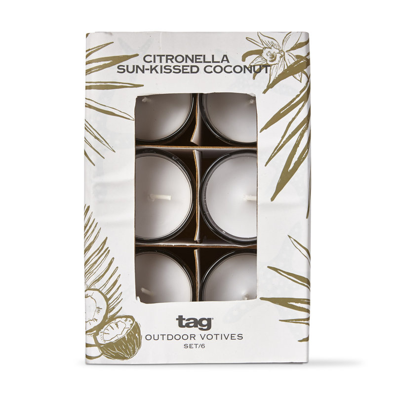 Citro Sunkissed Coconut Votives S/6