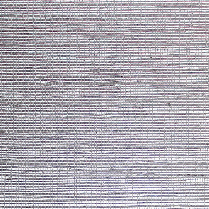 Essential Grasscloths Metallic Wallpaper Roll, Silver