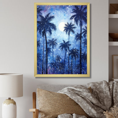 " Indigo Mystical Plam Tree Magic Impressions "