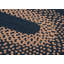 Tapis réversible en mélange de laine Lionel - Lune bleue-1902554895