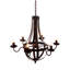 Lustre empire à 6 lumières de style bougie Flippen