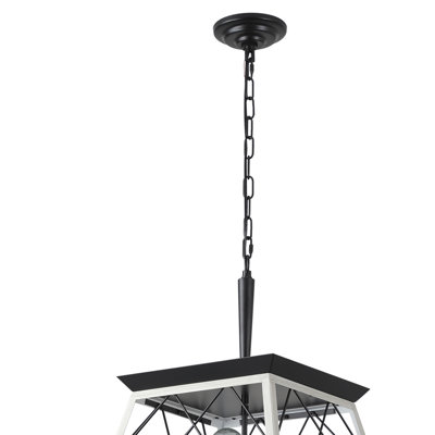 Luminaire suspendu géométrique 4 lumières Yoandra