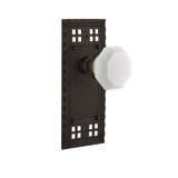 Craftsman Plate with Waldorf White Milk Knob