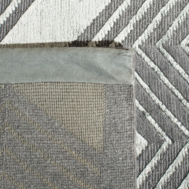 Ralph Lauren Monroe Chevron Wool, Viscose Chevron Rug, Rectangle 6' x 9'