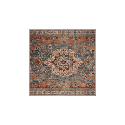 Machine Washable Brown Area Rug