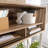 Hutch, Brown Finish